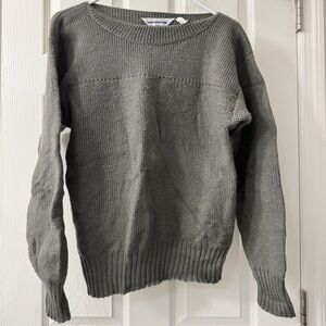 Jean Paul Germain 100% Wool Sweater Mens Small Sage Green
